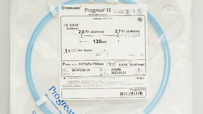Terumo PC2013Y Progreat α Micro Cath. System 2.0Fr. x 2.7Fr. x 130Cm (x)